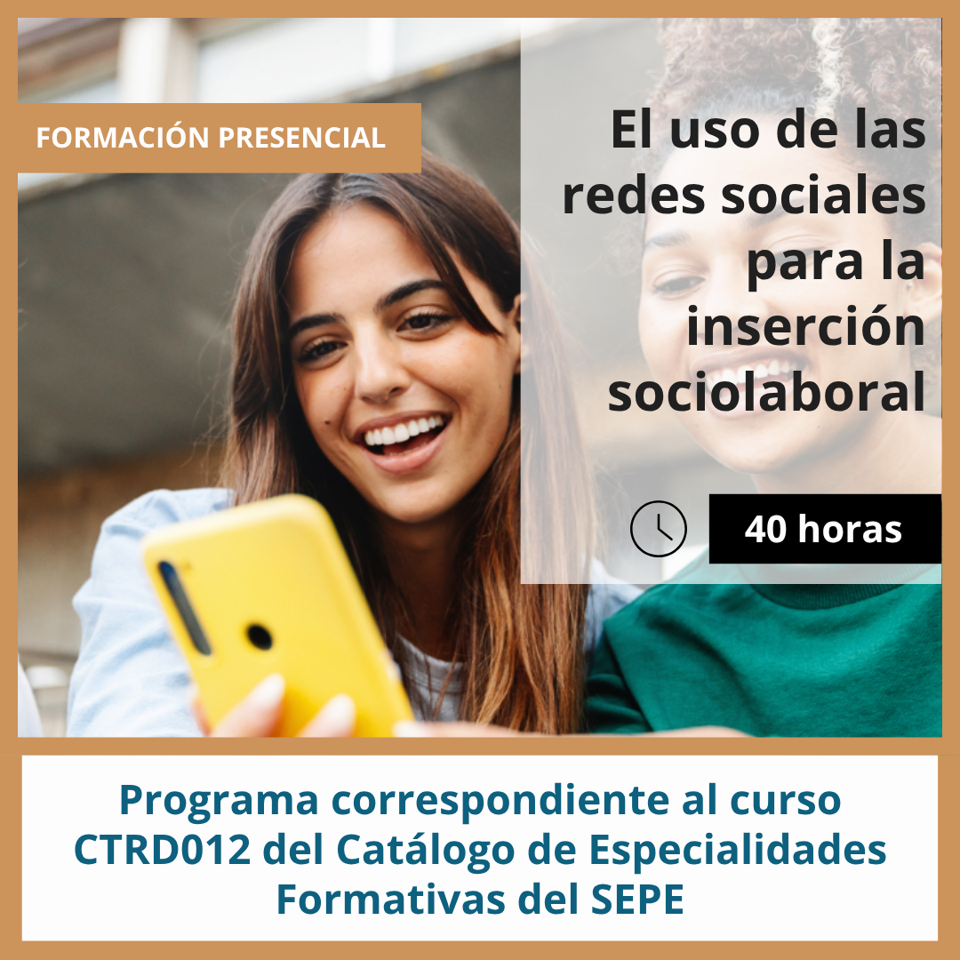 El uso de las redes sociales para la inserción sociolaboral
