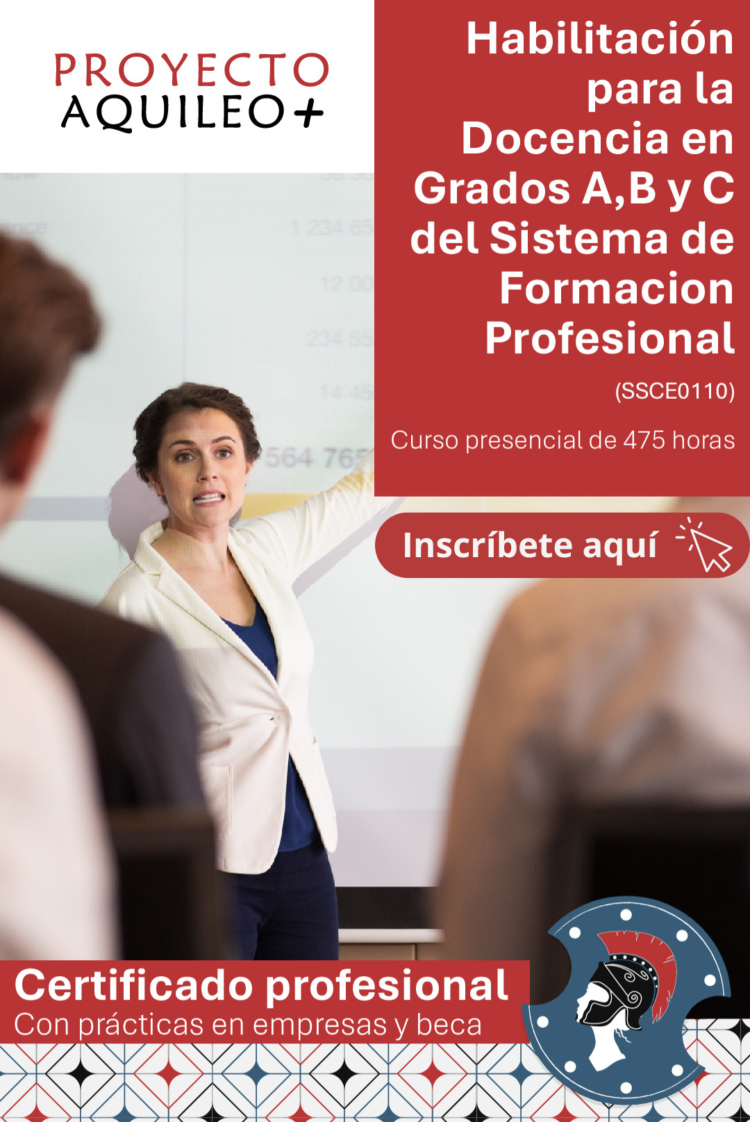 SSCE0110-HABILITACION PARA LA DOCENCIA EN GRADOS A,B Y C DEL SISTEMA DE FORMACION PROFESIONAL